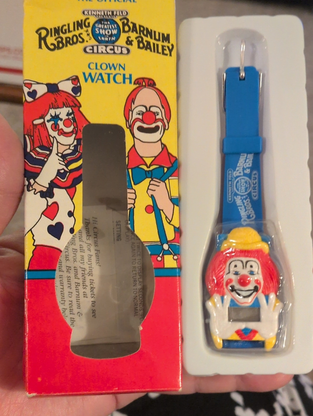 Ringling Bros. Barnum & Bailey Clown Watch - Blue Strap
